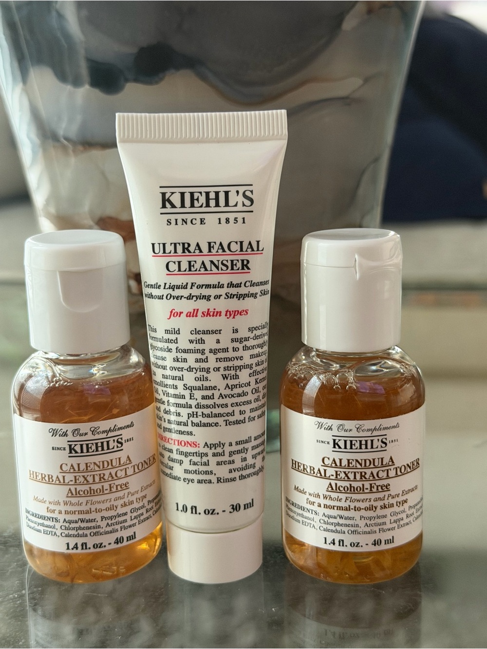 Kiehl's Ultra Facial Cleanser & Calendula Toner Set